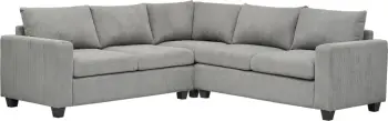 Këndare e madhe CALDER, material stof gri, FH3286.01, 254x254x90(seat)x91cm