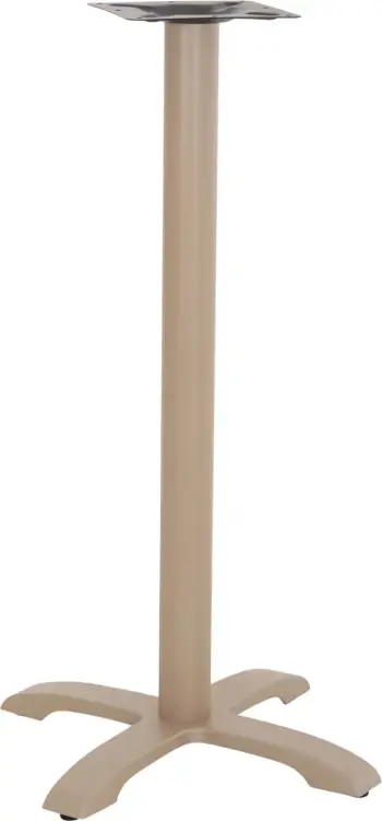 Baza për tavolinë bari, metal/hekuri i derdhur, ngjyrë kapuçino, FH417.25, 62x62x108cm