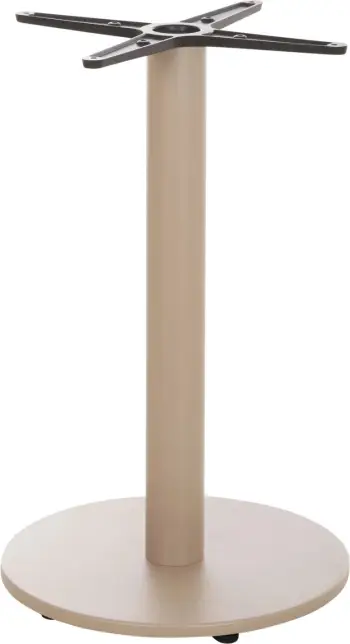 Baza e rrumbullakët për tavolinë, alumin, ngjyrë kapuçino, FH476.25, 45x72cm