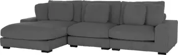 Këndare e madhe majtas Cranfield, material kordele, ngjyrë gri, FH3287.01L, 313x169x80cm