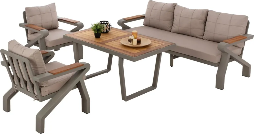 Set për jashtë 4 pjesësh, alumin gri, FH5885.01 - 1