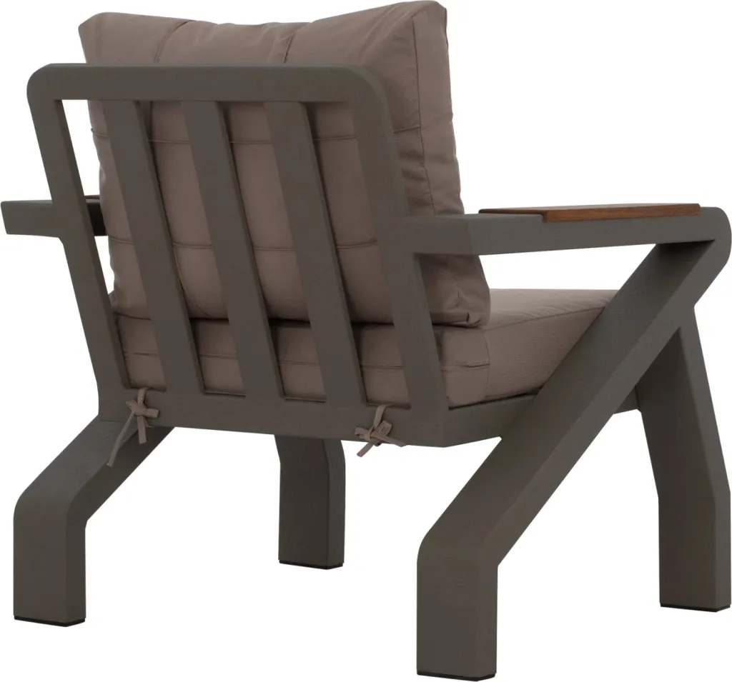 Set për jashtë 4 pjesësh, alumin gri, FH5885.01 - 8