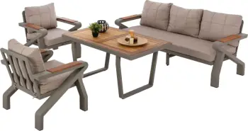 Set për jashtë 4 pjesësh, alumin gri, FH5885.01
