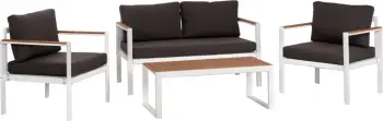 Set alumini për jashtë 4 pjesë LIFE Bardhë-Gri FH5089.11