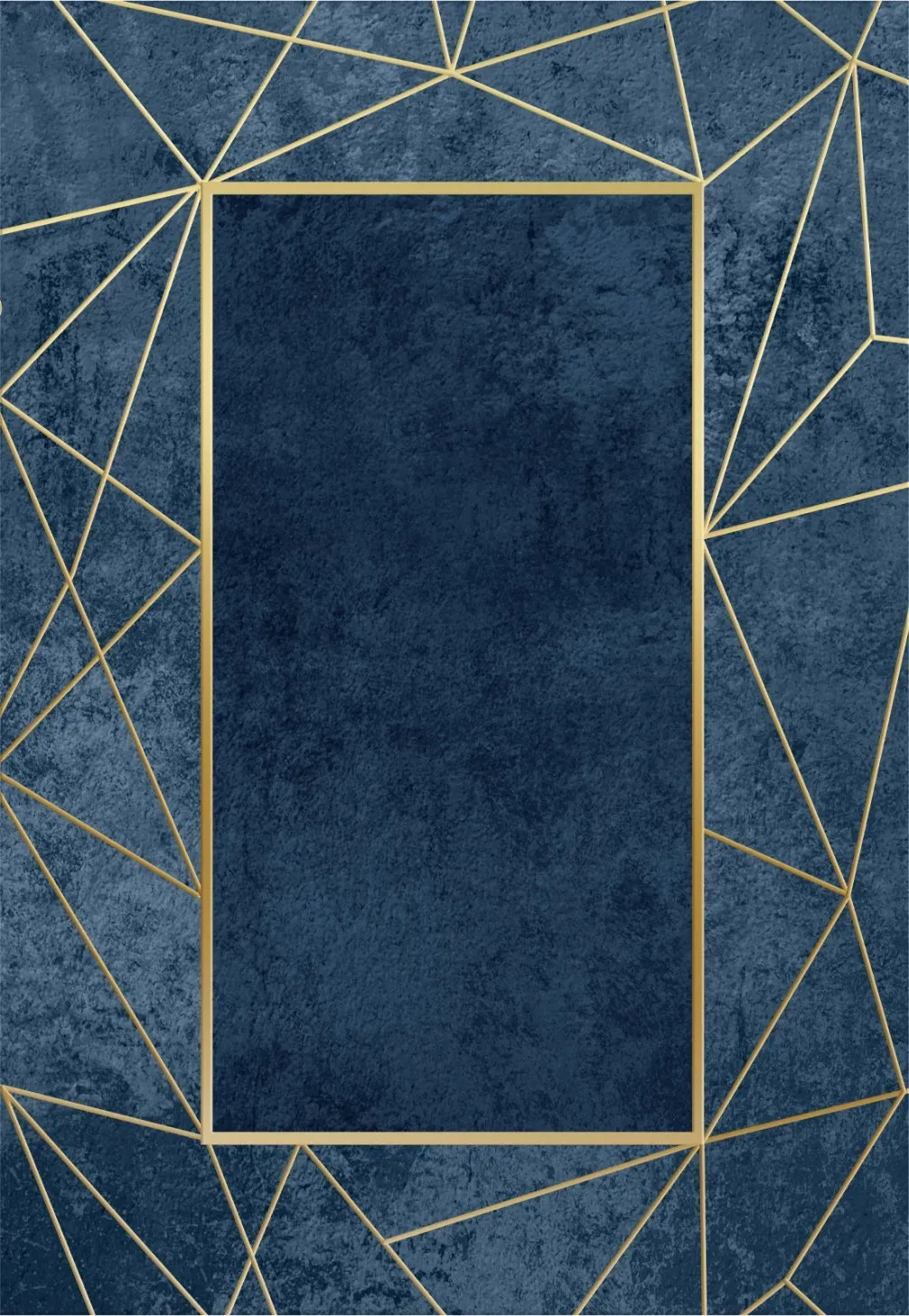 Tepih modern me franja, JOSIANE, ngjyrë blu-ari, FH7677.28, 120x170cm - 1