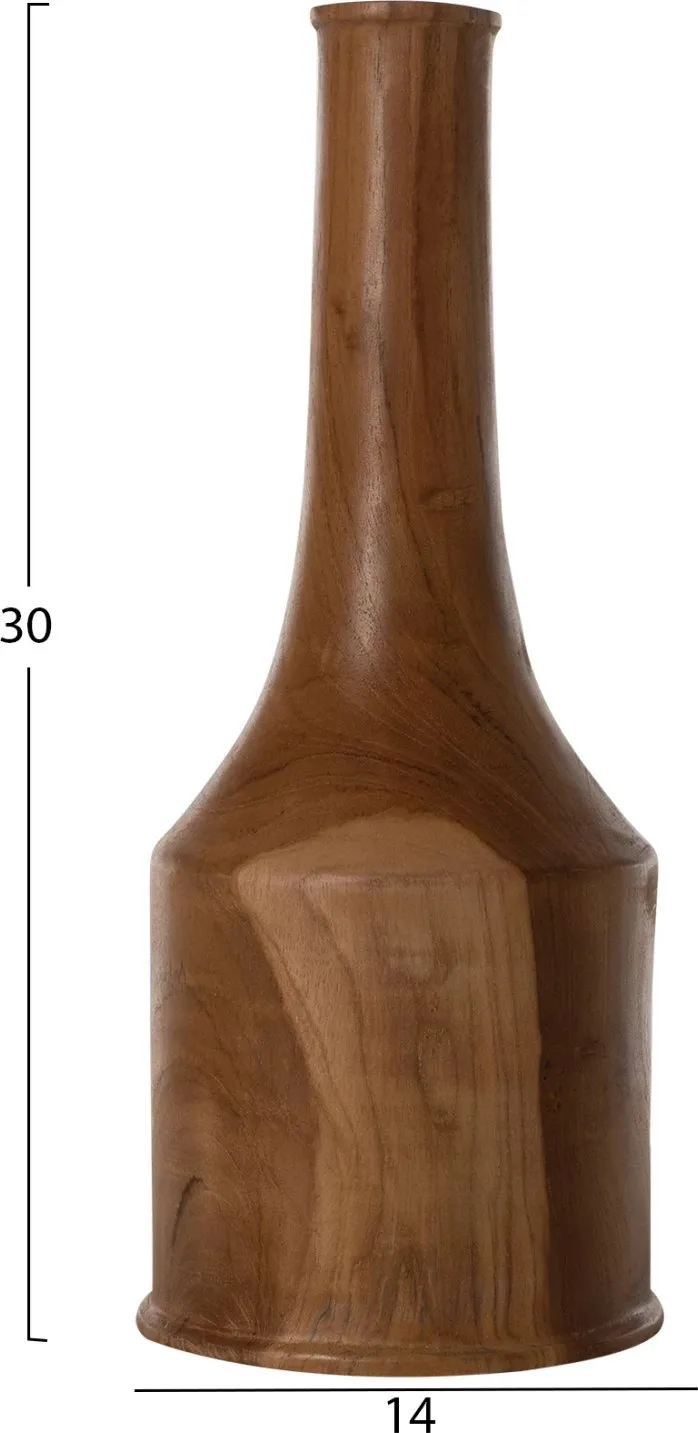 Shishe dekorative 3PCS set FH7717 dru teak natyral - 2