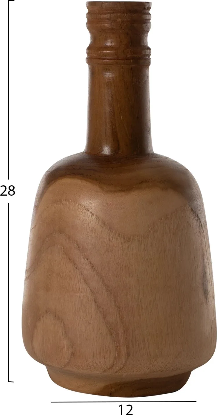 Shishe dekorative 3PCS set FH7717 dru teak natyral - 3