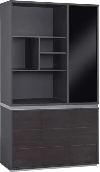 Bibliotekë profesionale për zyre, ngjyrë trëndafili, FH2091R, 120x40x200 cm