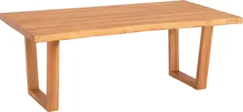 Tavolinë ngrënieje LEOPOLD FH9933.01 dru TEAK masiv, ngjyrë natyrale, 200.5x107x76H cm.