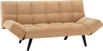 Krevati divan 3 vendesh kadife bezhë FH3167.07 182x80x88cm