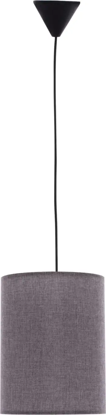 Llambë varëse për tavan, hije cilindrike gri, FH7623.03, D19x70 cm