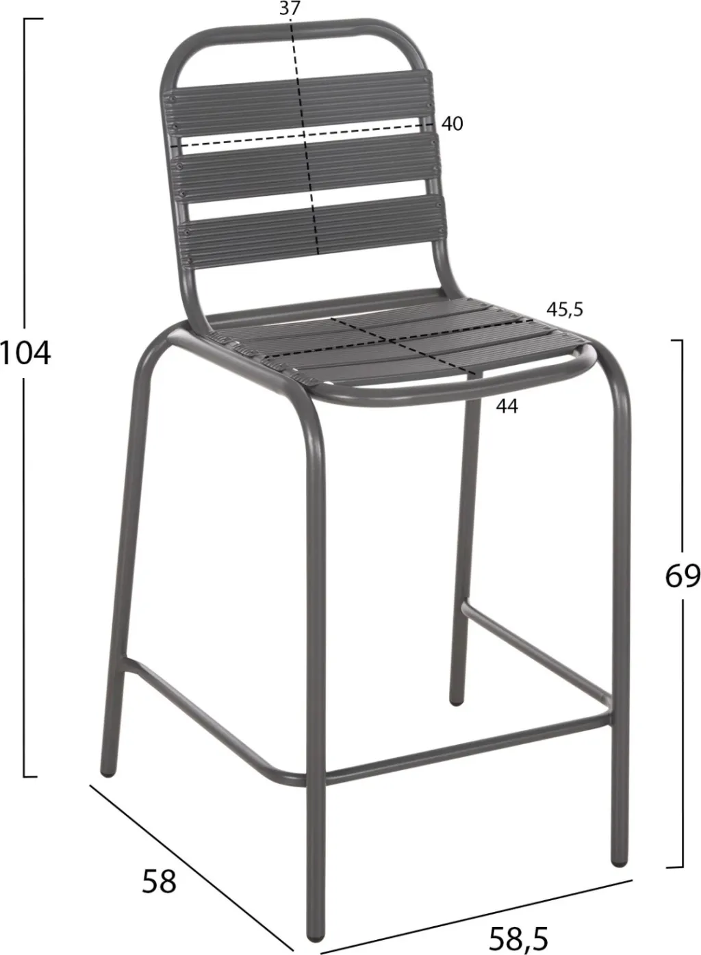 Set për bar Laura FH21054, 3 pjesë, metal - 3