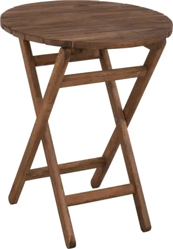 Tavolinë për drejtorë, ngjyrë arre, FH5653.01, Φ60cm