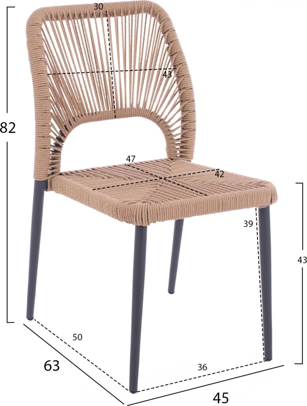 Set kopshti tavolinë & karrige FH11536.02, 3 pjesë - 3