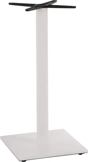 Baza për tavolinë bar, lartësi mesatare, metal mat i bardhë, FH474.02, 45x45x94H cm