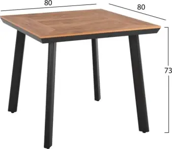 Set kopshti tavolinë & karrige FH10537.02, 3 pjesë, polywood/antracit