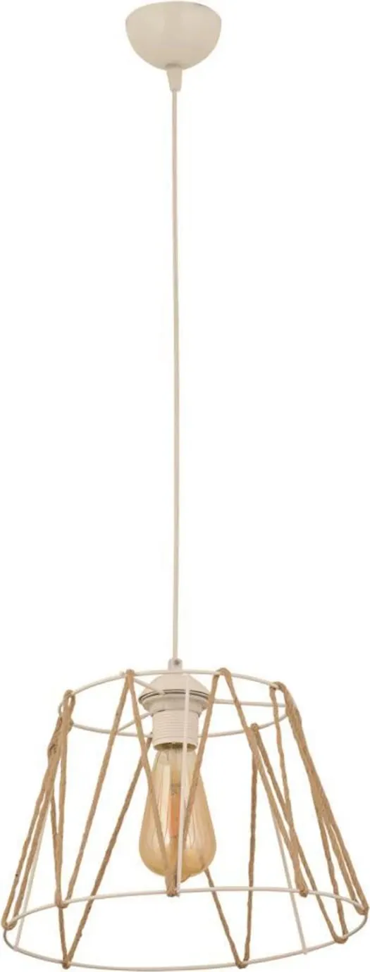 Llambë tavani metal + litar Ø30×81 cm (HM7566.03) - 3