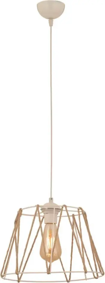 Llambë tavani metal + litar Ø30×81 cm (HM7566.03)