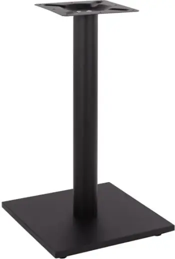 Bazë metalike, ngjyrë e zezë mat, 40x40x72 me rregullues FH421.11