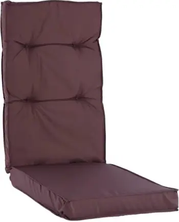 Jastëk për karrige me shpinë, ngjyrë kafe, 114x46x7 FH5744.03