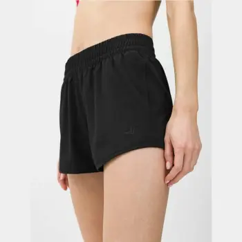 Shorce për femra 4F W 4FWSS24UBDSF098, poliester, e zezë