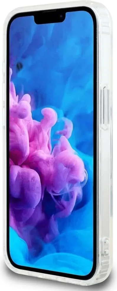 Mbështjellës Guess IML Glitter Circle MagSafe për iPhone 16e, Transparent - 5