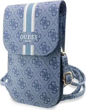 Çantë për telefon Guess GUWBP4RPSB 4G Stripes, e kaltër
