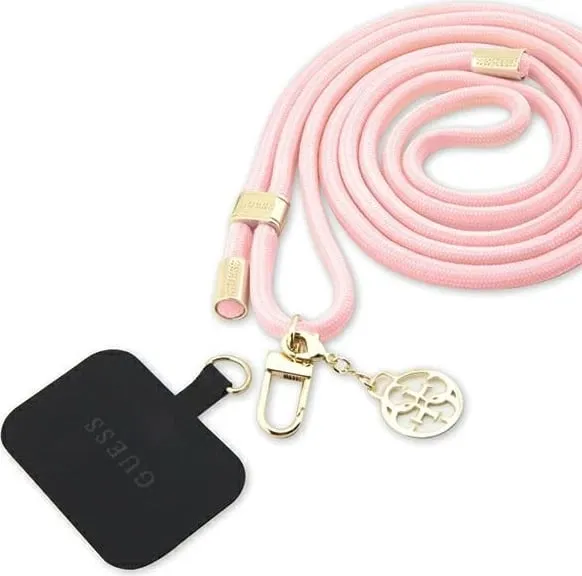 Rrip telefoni Guess CBDY Cord, najlon, universal, rozë - 1