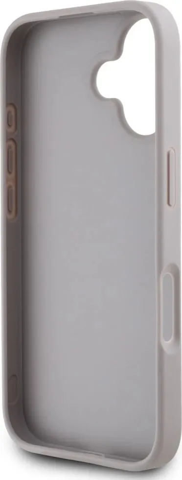 Mbështjellës Guess Grained Roses Big 4G logo për iPhone 16, Blu - 7