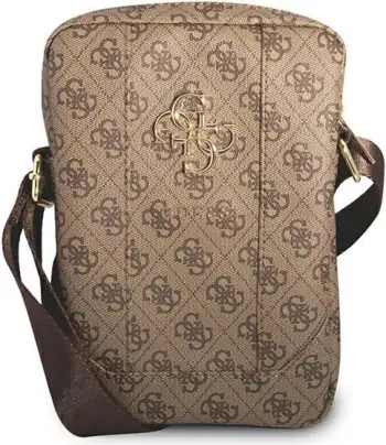 Çantë tabletë Guess GUTB10G4GFBR 10", lëkurë ekologjike, kafe