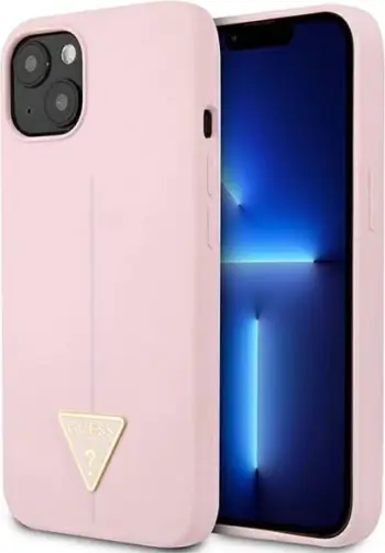 Mbështjellës Guess GUHCP13SSLTGU për iPhone 13 mini 5.4", silikon, vjollcë