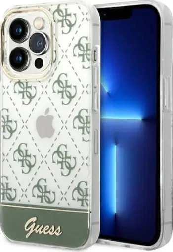 Mbështjellës Guess GUHCP14XHG4MHA për iPhone 14 Pro Max 6.7", hardcase, khaki