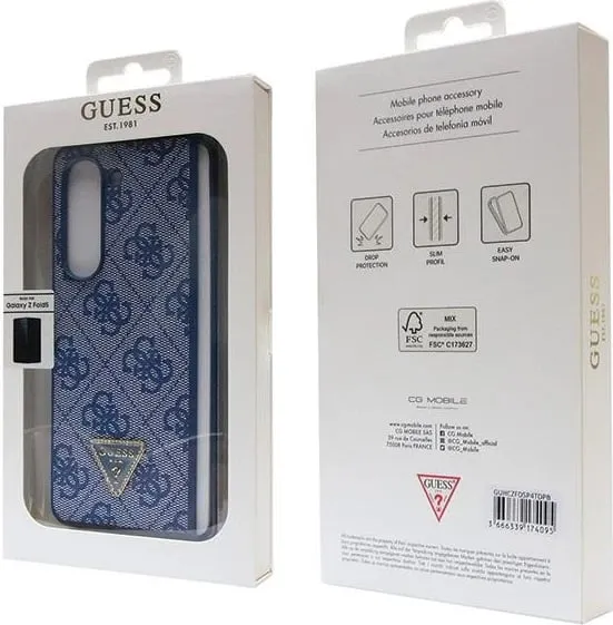Mbështjellës Guess 4G Triangle Strass për Samsung Galaxy Z Fold 5, Kaltër - 3