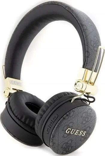 Kufje Guess Headphones 4G Metal Logo GUBH704GEMK, Bluetooth 5.3, on ear, të zeza