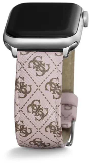 Rrip lëkure për Apple Watch GUESS, rozë