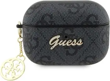Mbështjellës Guess 4G Charm për AirPods Pro 2, e zezë
