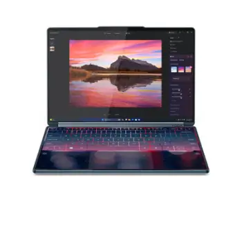 Laptop Lenovo Yoga Book 9 14IAH10, 14", Intel Core Ultra 7 255H, Touchscreen 2.8K, 32 GB LPDDR5x-SDRAM, 1 TB SSD, teal