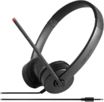 Kufje Lenovo 4XD0K25030 Stereo Analog, të zeza
