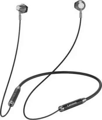 Kufje me valë Lenovo Moving-Coil HE06, të zeza