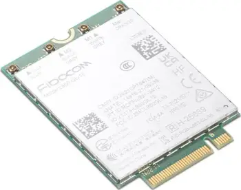 Kartë rrjeti Lenovo ThinkPad Fibocom FM350-GL, 5G, Sub-6 GHz M.2, WWAN,