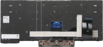 Tastierë laptopi Lenovo 5N20V44180, pjesë zëvendësuese, e zezë