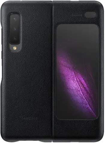 Mbështjellëse lëkure Samsung për Galaxy Fold, e zezë