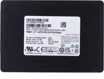 Disk SSD Samsung PM897 SATA, 2.5", 3840GB