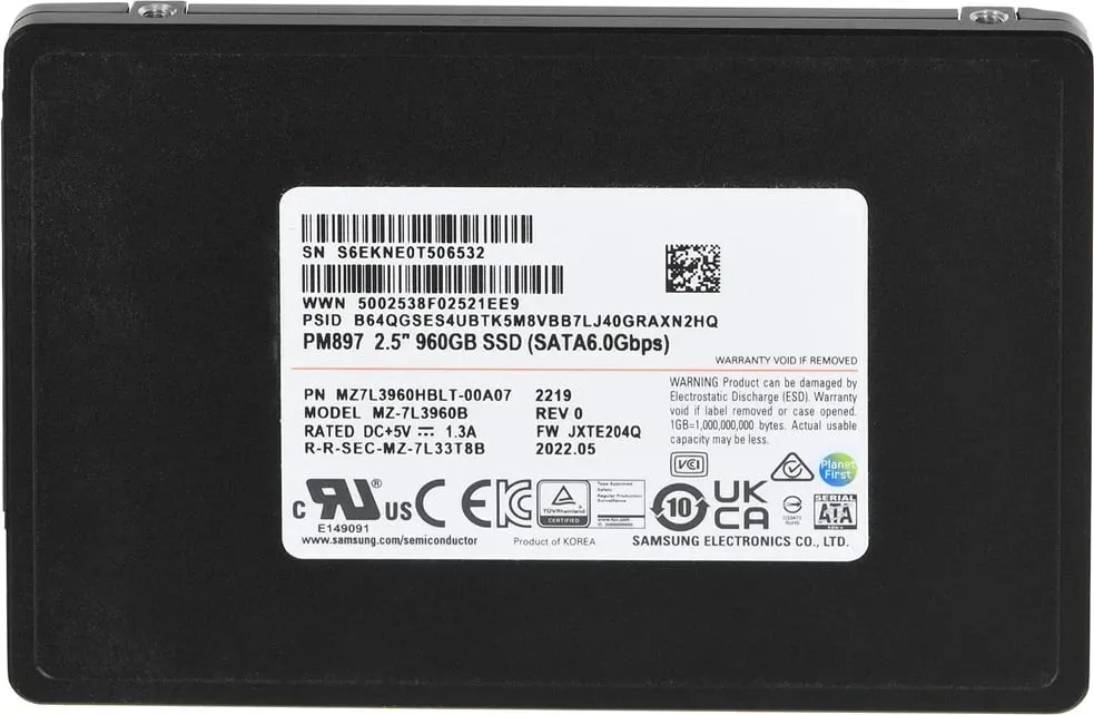 Disk SSD Samsung MP897, 2.5", 960GB - 1