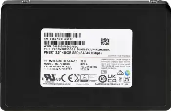Disk SSD Samsung PM897, 2.5", 480GB