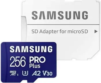 Kartë memorie Samsung PRO Plus UHS-I U3 (Class 10) Micro SDXC 256GB + SD adaptér