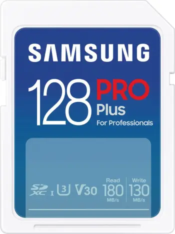 Kartë memorie Samsung Pro Plus, SDXC, 128GB, 180MB/S