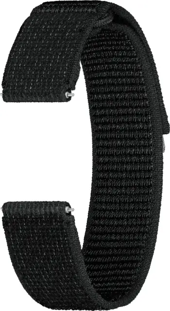 Bandë Samsung Galaxy Watch4/5/6, Nylon, E zezë