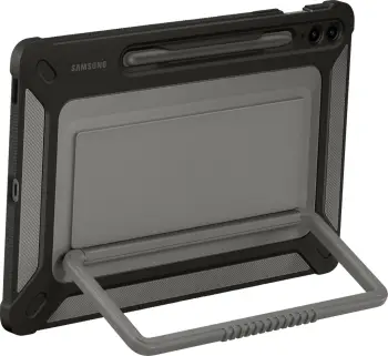 Mbështjellës Samsung Galaxy Tab S9 FE+ i zi, me pen loop dhe stand mode