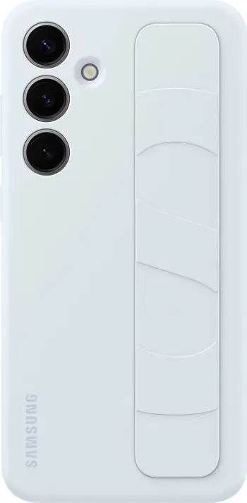 Mbështjellës Samsung Standing Grip Case Galaxy S24+, silikon, light blue